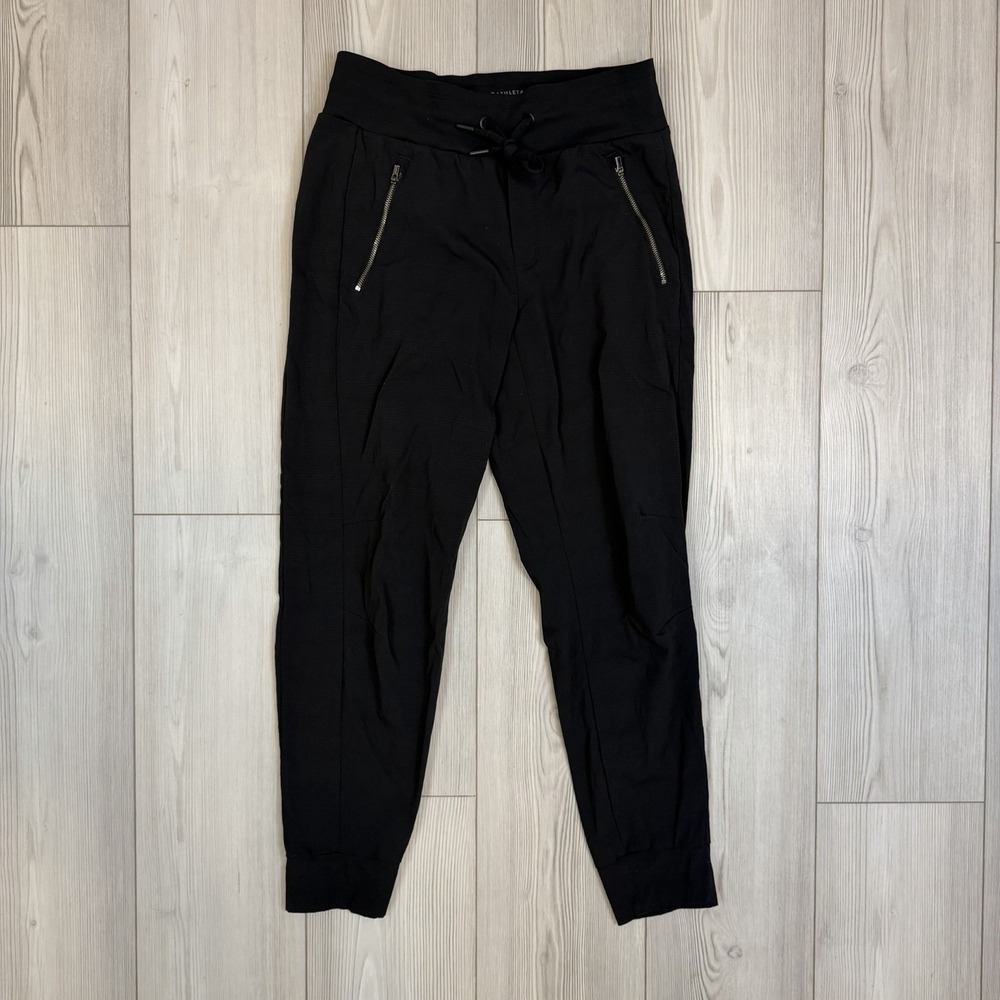 Athleta Trekkie North Jogger Womens 4 Athleisure Pants Black Gym Workout